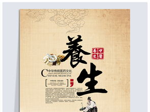 中医养生海报设计 传统与现代的交融